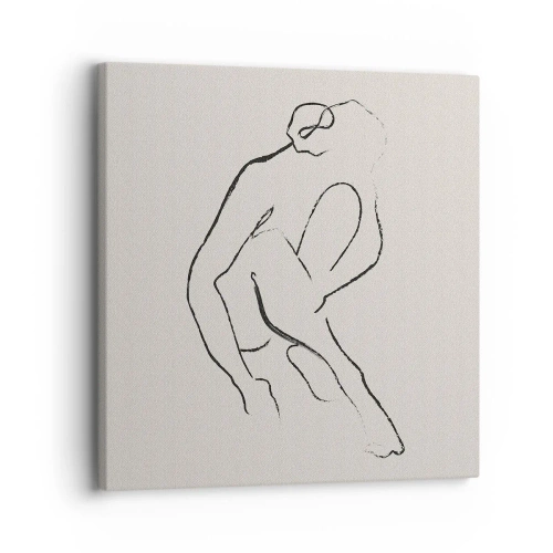 Impression sur toile - Image sur toile - Croquis intime - 30x30 cm