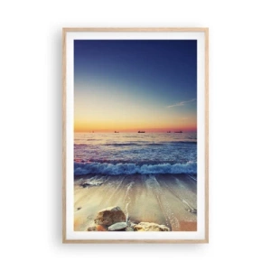 Affiche dans un chêne clair - Poster - Mais quel horizon ? - 61x91 cm