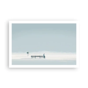 Affiche - Poster - Oui, j'attends. - 91x61 cm