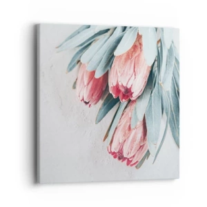 Impression sur toile - Image sur toile - Honte de leur propre beauté - 40x40 cm