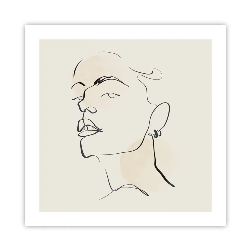 Affiche - Poster - Regard fier - 50x50 cm