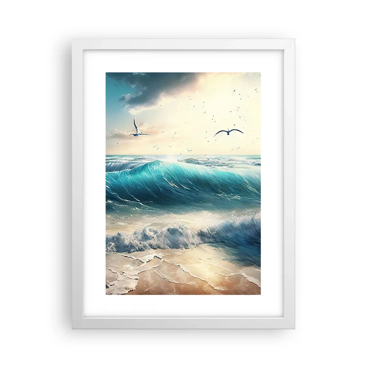 Affiche dans un cadre blanc - Poster - Ça bourdonne seulement pour toi - 30x40 cm