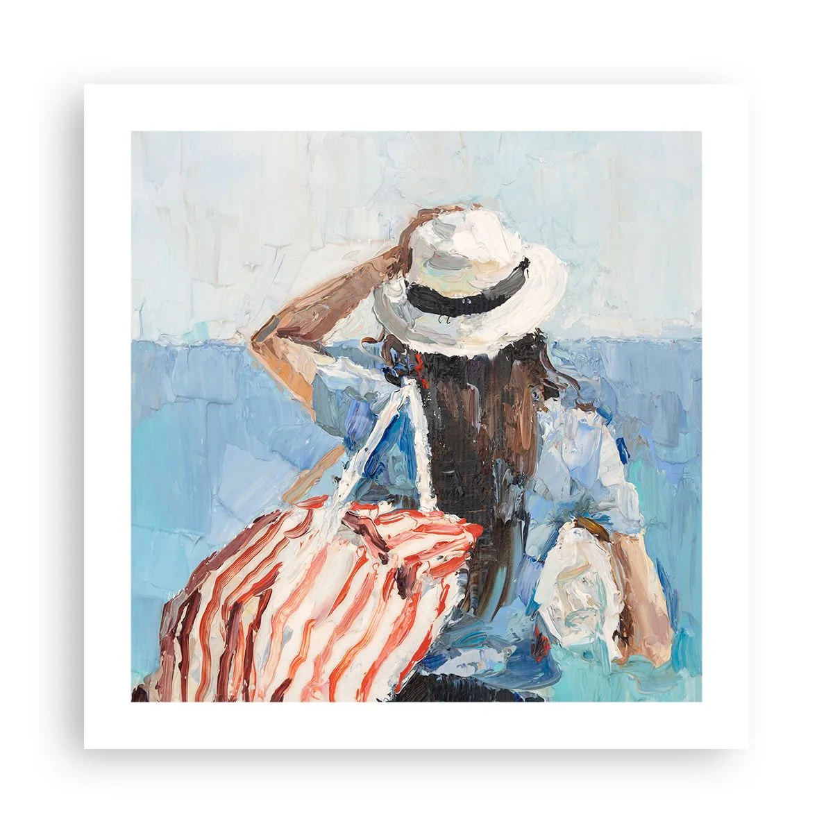 Affiche - Poster - Bienvenue à vos vacances - 50x50 cm