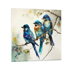 Impression sur verre - Image sur verre - A-t-il été offensé ? - 30x30 cm