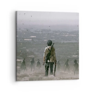 Impression sur toile - Image sur toile - Dernier samaritain ? - 70x70 cm
