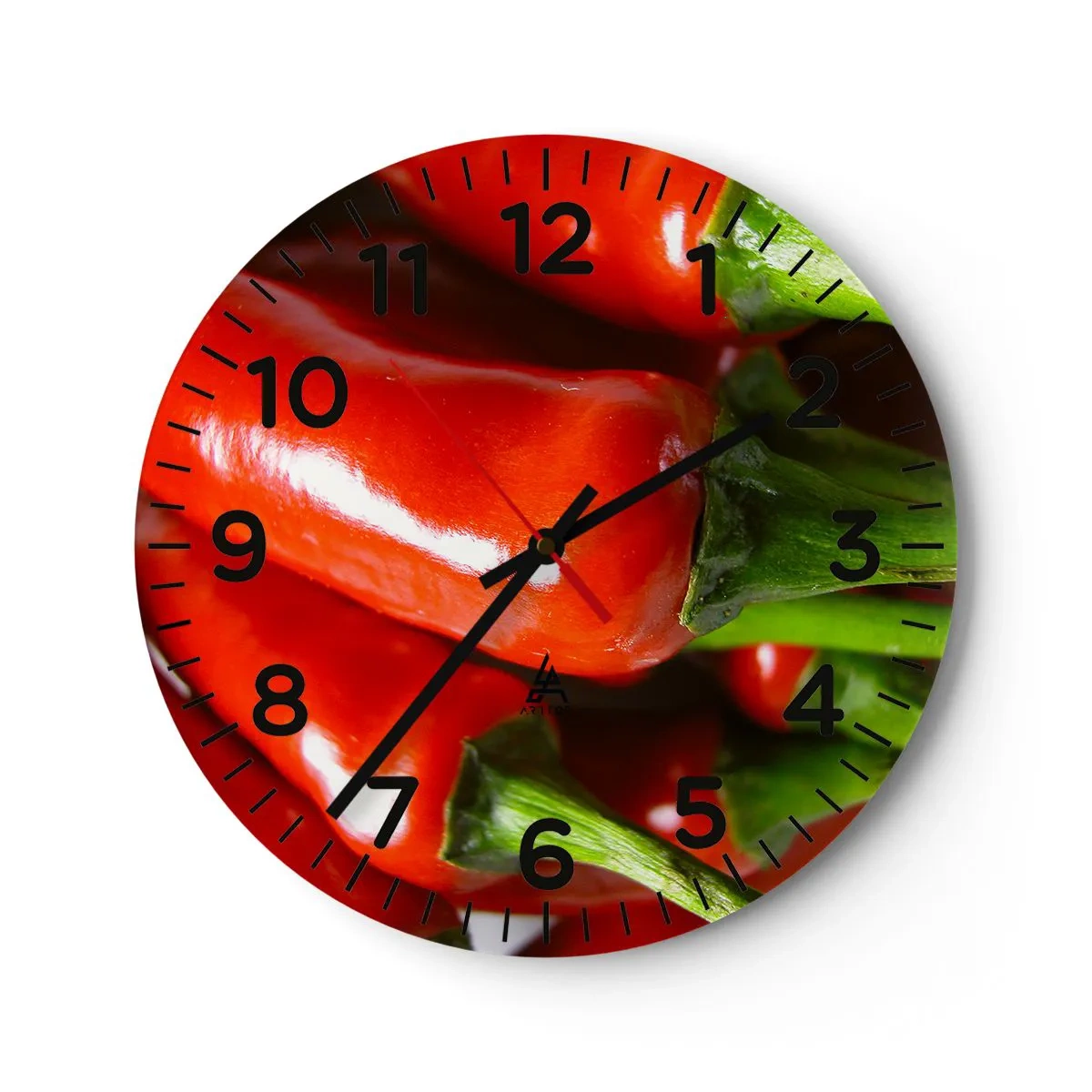 Horloge murale - Pendule murale - Juteux, brillant, lisse - 30x30 cm