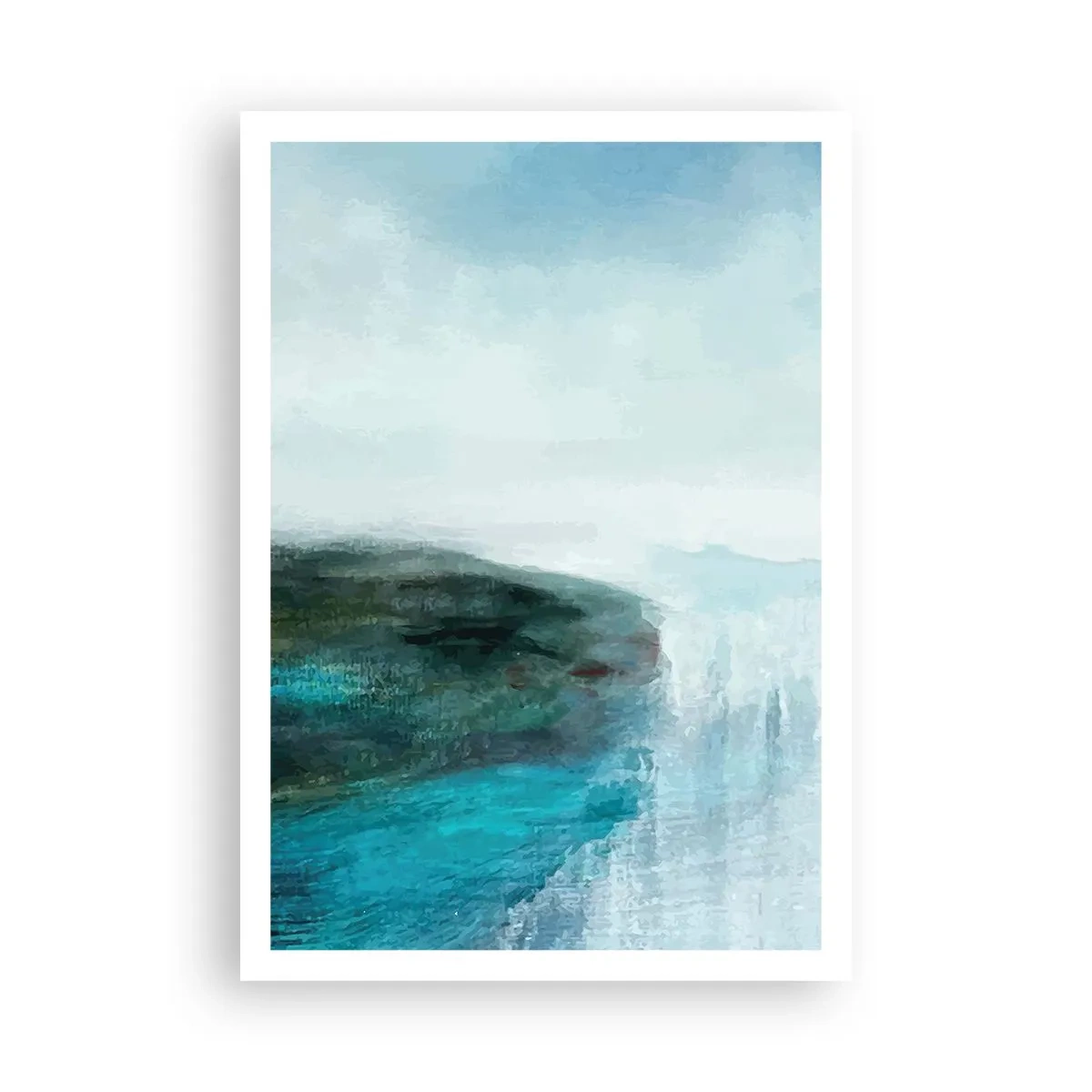 Affiche - Poster - Abstraction nautique - 70x100 cm