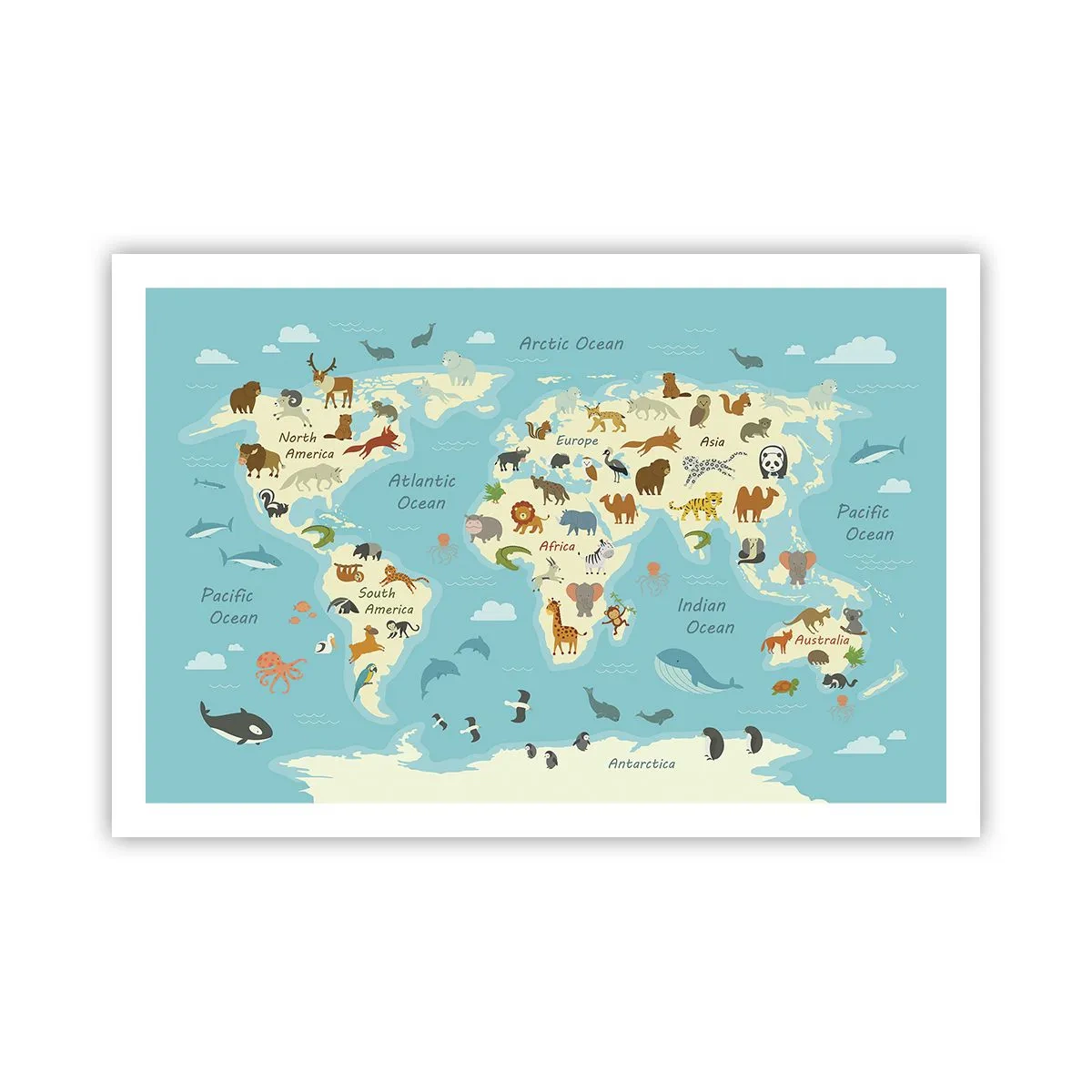 Affiche - Poster - De bons voisins - 91x61 cm