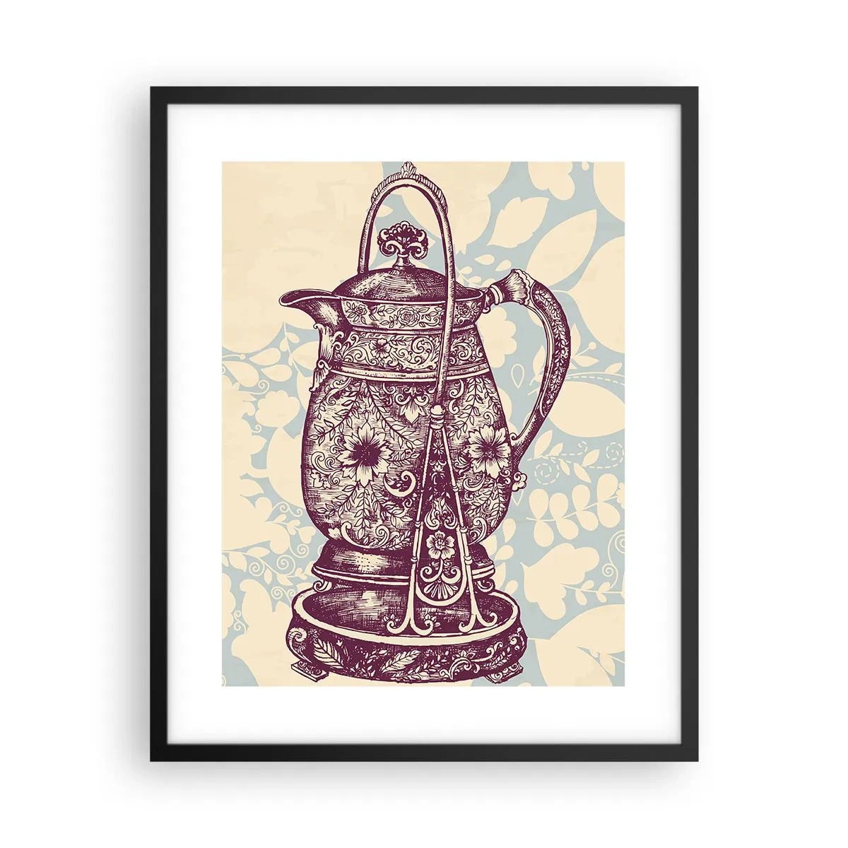 Affiche dans un cadre noir - Poster - La beauté du quotidien - 40x50 cm