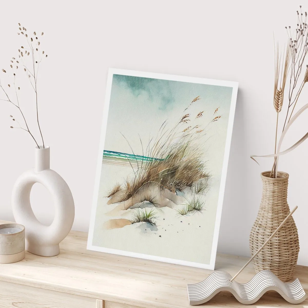 Affiche - Poster - Recouvert de sable - 30x40 cm