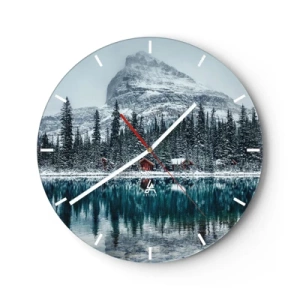 Horloge murale - Pendule murale - Retraite canadienne - 40x40 cm