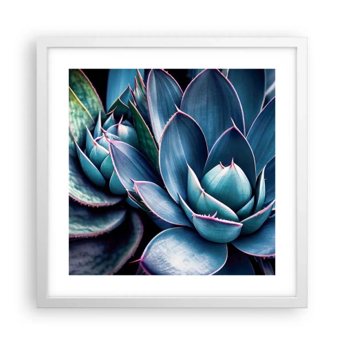 Affiche dans un cadre blanc - Poster - Force vital - 40x40 cm