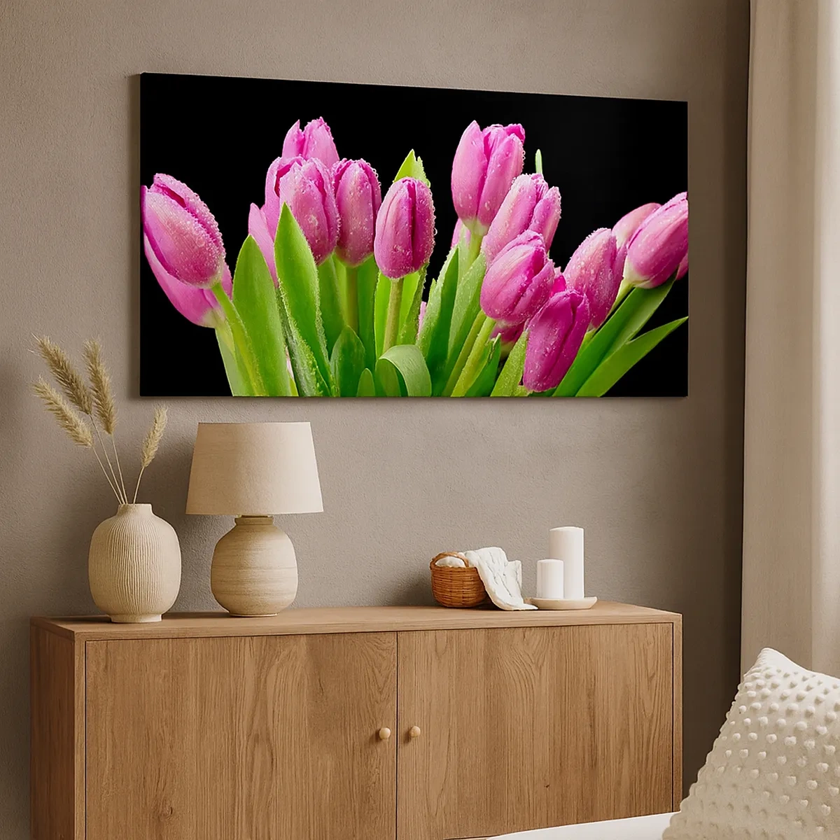 Impression sur toile - Image sur toile - Joie printanière des lilas - 30x30 cm