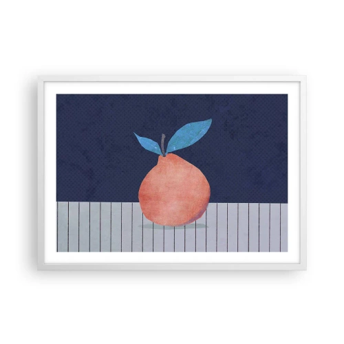 Affiche dans un cadre blanc - Poster - Convexité et plan - 70x50 cm