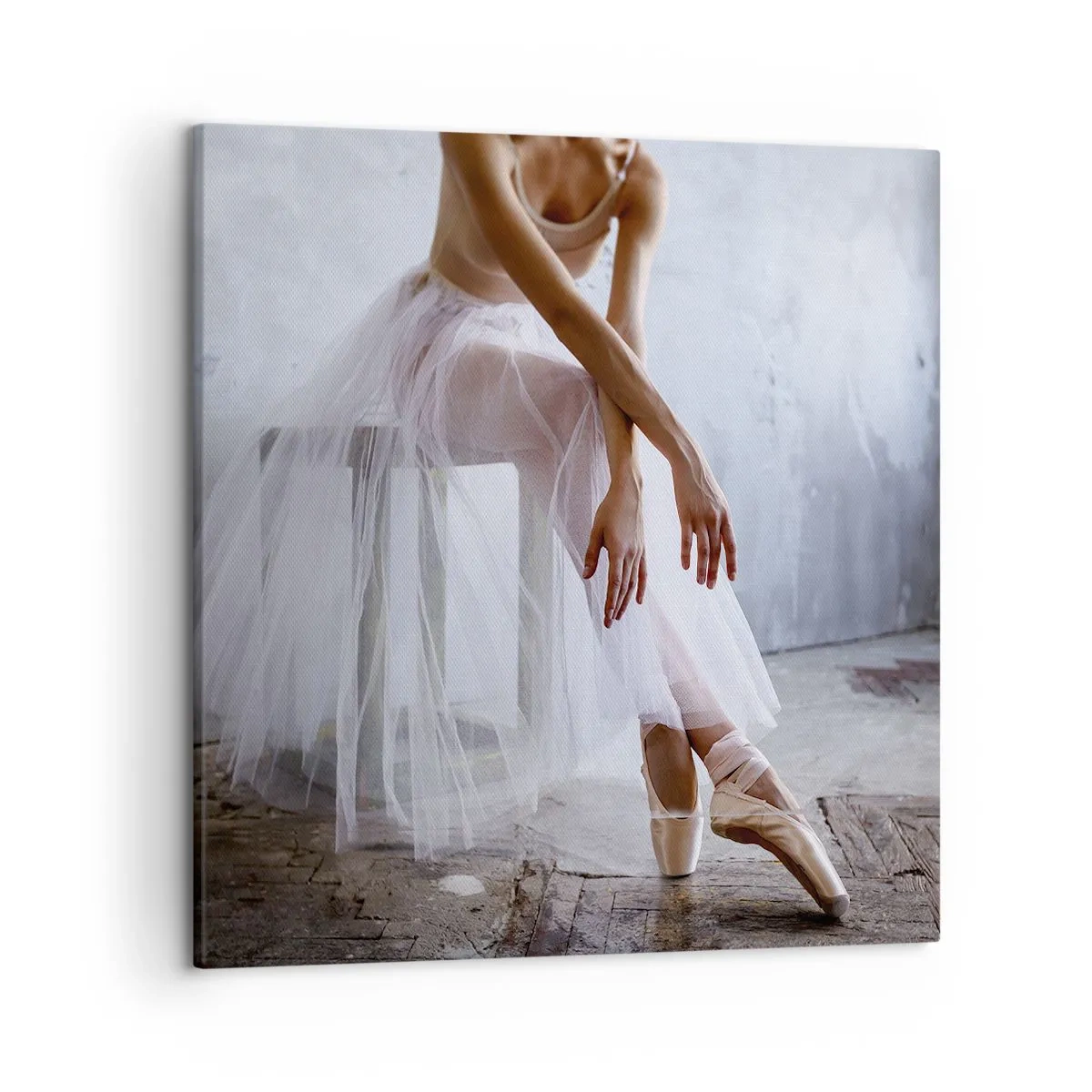 Impression sur toile - Image sur toile - Avant que les lumières de la rampe ne clignotent - 50x50 cm