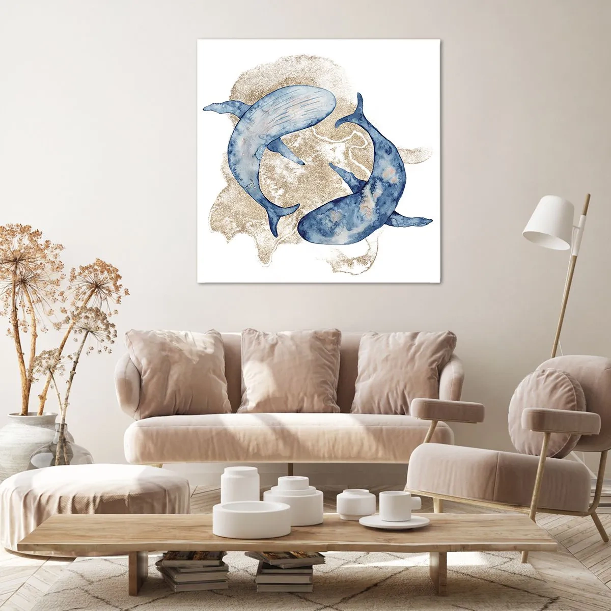 Impression sur toile - Image sur toile - Amis ou amoureux? - 60x60 cm