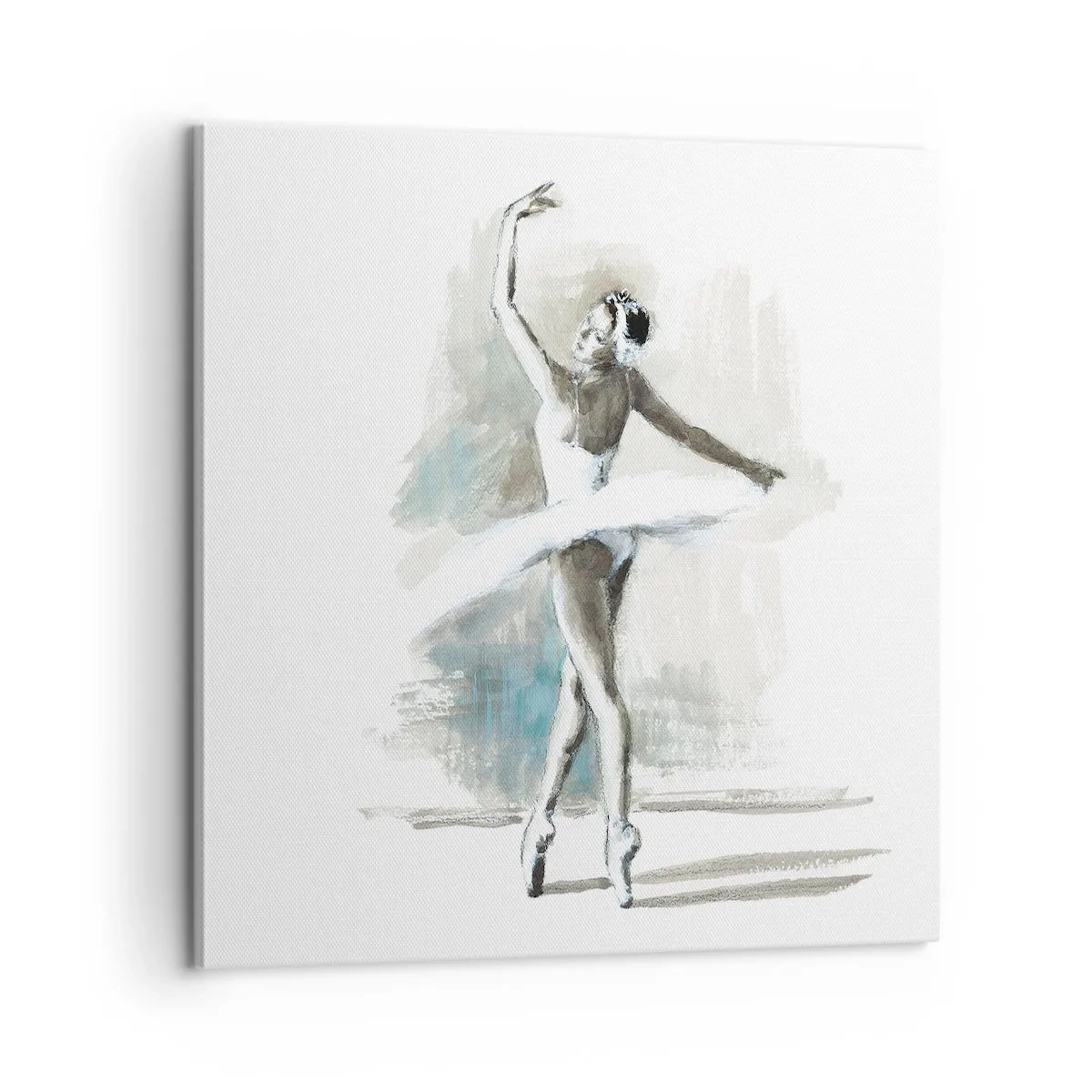 Impression sur toile - Image sur toile - Enchantement du cygne - 60x60 cm