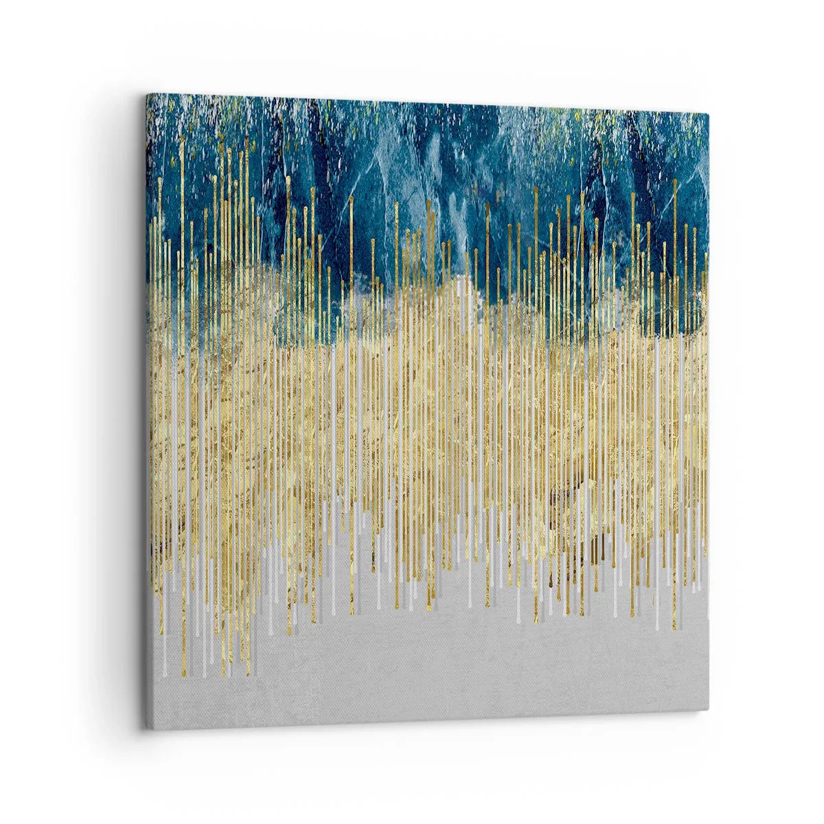 Impression sur toile - Image sur toile - Bordure dorée - 50x50 cm