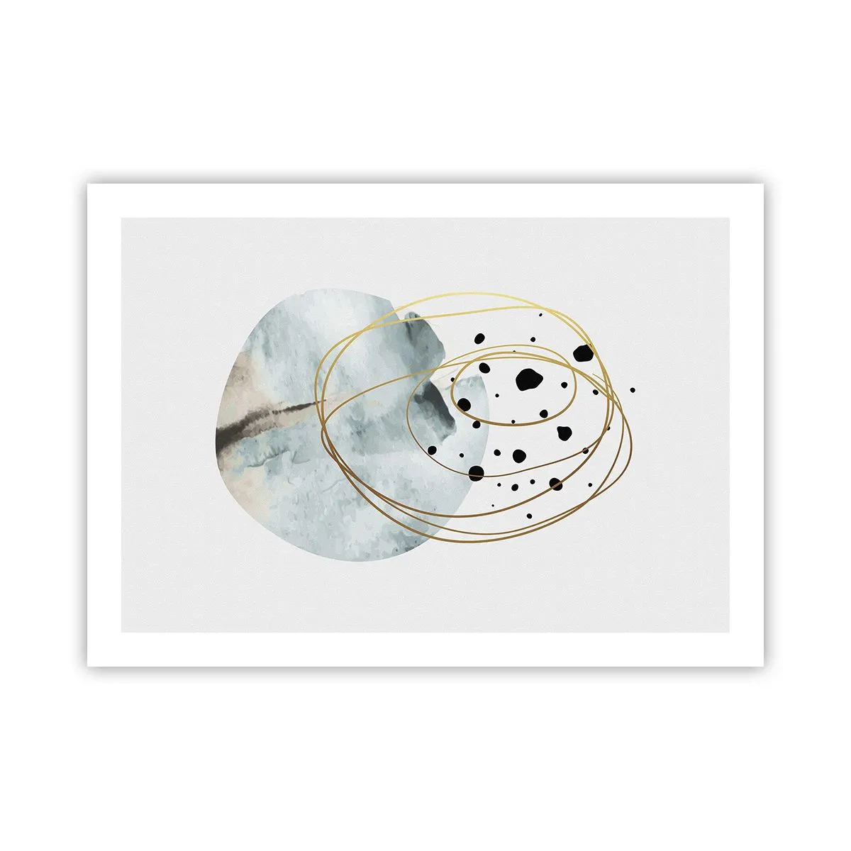 Affiche - Poster - Emmêlement de l'espace - 70x50 cm