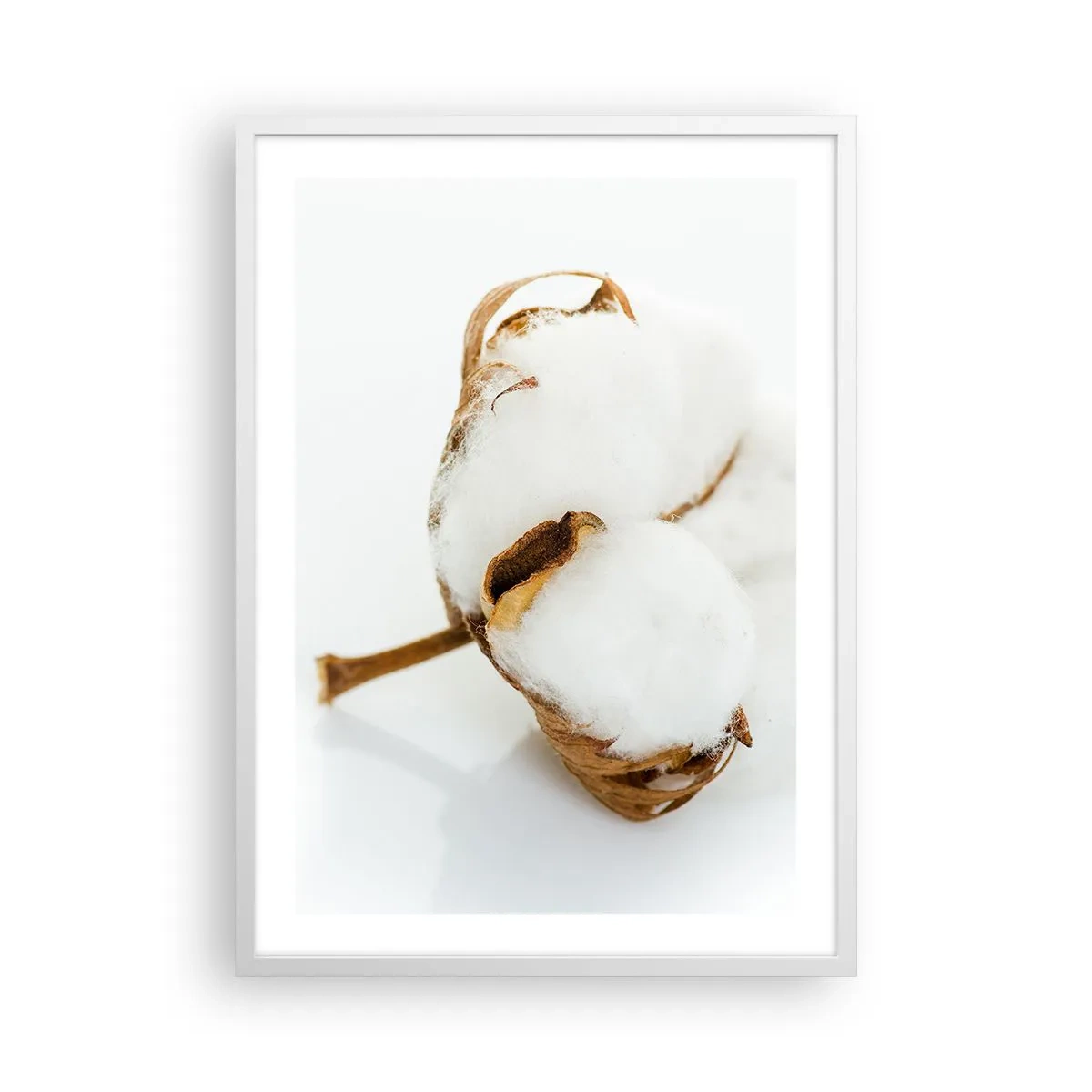 Affiche dans un cadre blanc - Poster - Doux par nature - 50x70 cm