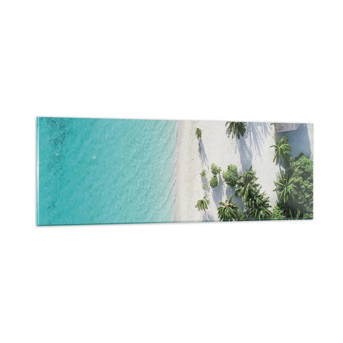 Impression sur verre - Image sur verre - Vacances au paradis - 90x30 cm
