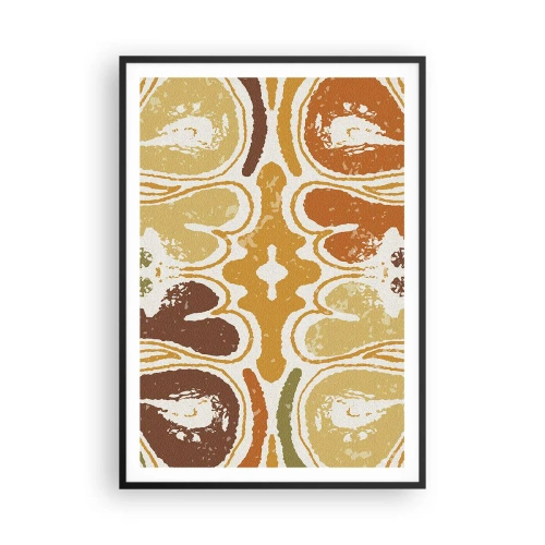 Affiche dans un cadre noir - Poster - Abstraction sentimentale - 70x100 cm