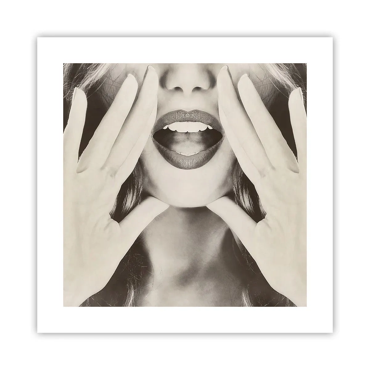 Affiche - Poster - J'arrive! - 40x40 cm