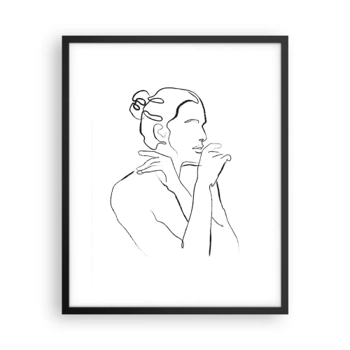 Affiche dans un cadre noir - Poster - Nu : un mystère sensuel - 40x50 cm