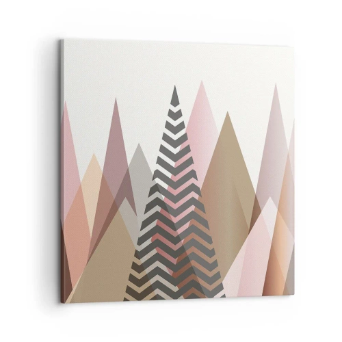 Impression sur toile - Image sur toile - Vue pyramidale - 60x60 cm