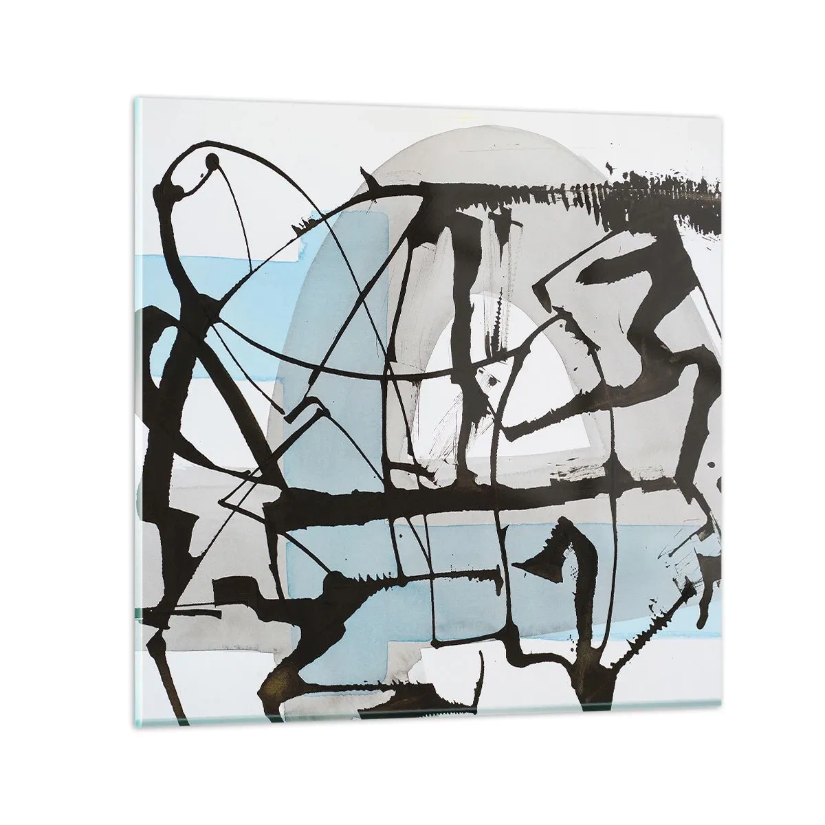 Impression sur verre - Image sur verre - Bleu malgré tout - 40x40 cm