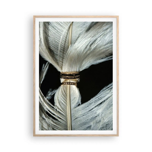 Affiche dans un chêne clair - Poster - ... et je ne te laisserai pas ... - 70x100 cm