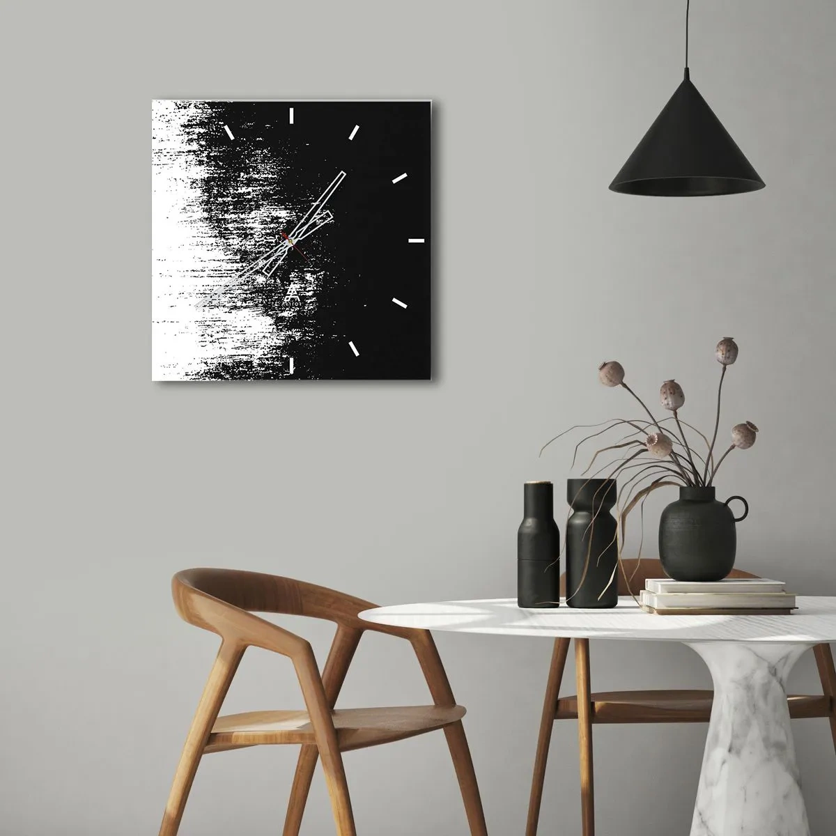 Horloge murale - Pendule murale - Et le gagnant est ... - 40x40 cm