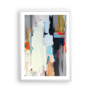 Affiche dans un cadre blanc - Poster - Y a-t-il une méthode ? - 50x70 cm