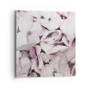 Impression sur toile - Image sur toile - Dans un flot de fleurs - 70x70 cm