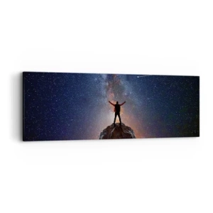 Impression sur toile - Image sur toile - Le force est avec moi! - 90x30 cm