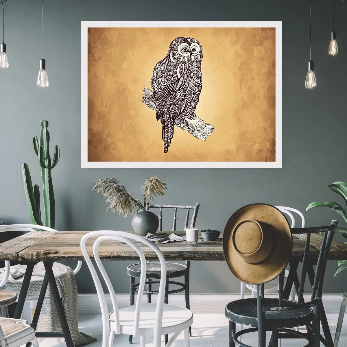 Affiche - Poster - Ornements complexes de sagesse - 70x50 cm