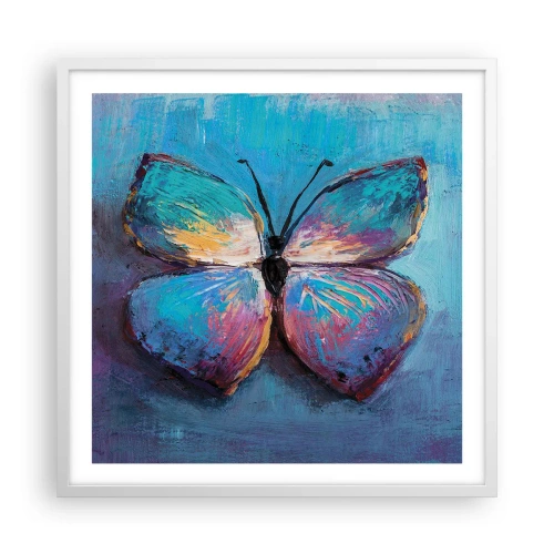 Affiche dans un cadre blanc - Poster - Dans toute sa splendeur - 60x60 cm