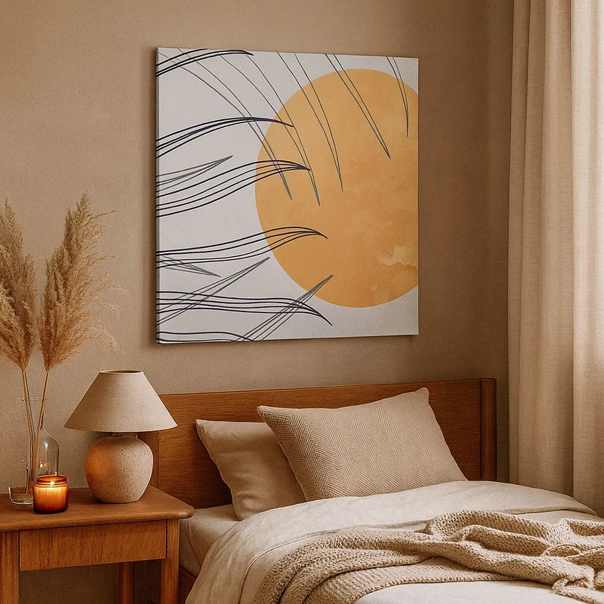 Impression sur toile - Image sur toile - Toujours vers le soleil - 30x30 cm