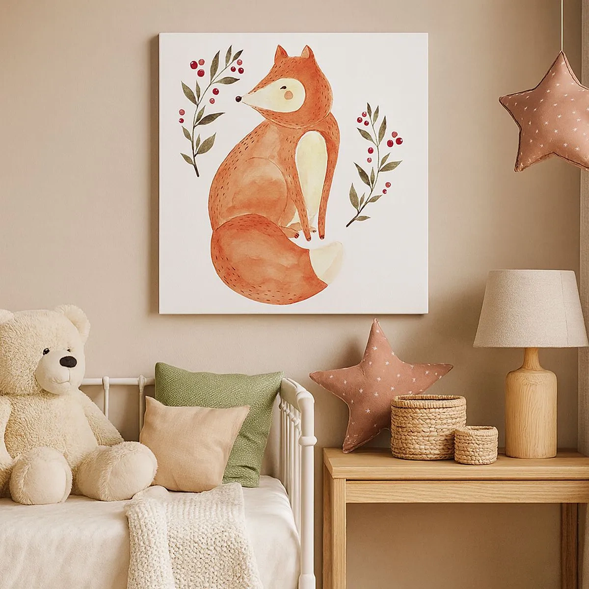 Impression sur toile - Image sur toile - Petit rouquin - 30x30 cm