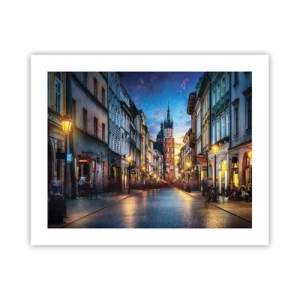 Affiche - Poster - La magie de Cracovie - 50x40 cm