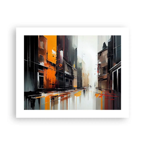 Affiche - Poster - Jour de pluie - 50x40 cm