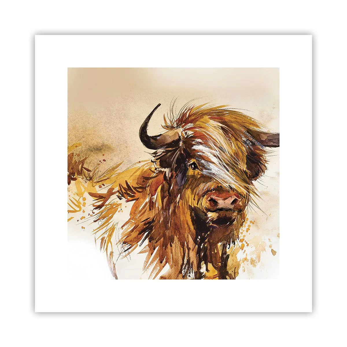 Affiche - Poster - Fierté du chasseur - 30x30 cm