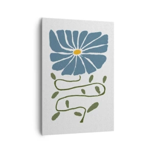 Impression sur toile - Image sur toile - Une branche à une fleur - 70x100 cm