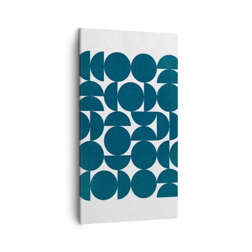 Impression sur toile - Image sur toile - Cercles et demi-cercles - 45x80 cm