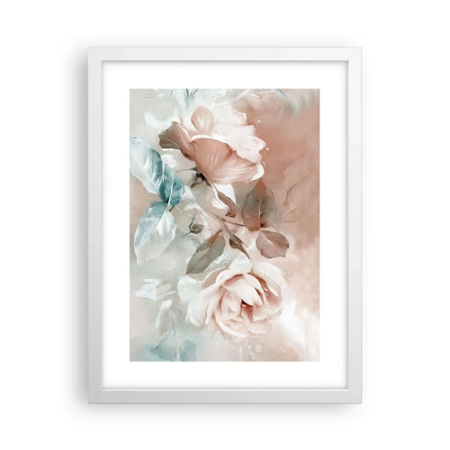 Affiche dans un cadre blanc - Poster - L'esprit du romantisme - 30x40 cm