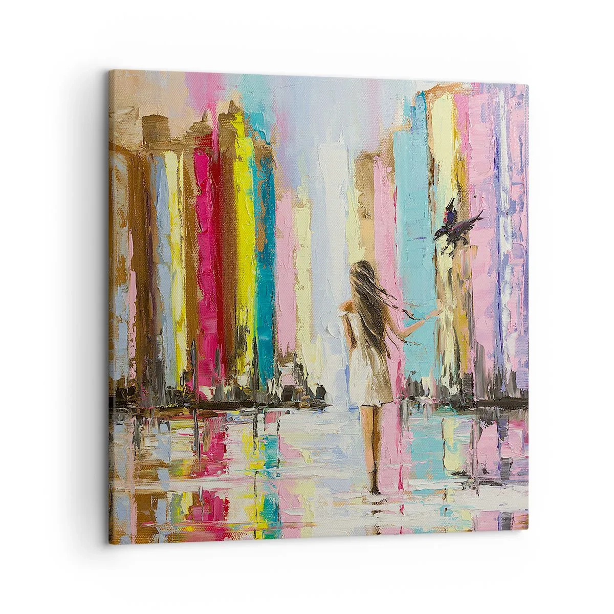 Impression sur toile - Image sur toile - Viens avec moi - 50x50 cm