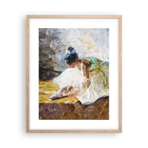Affiche dans un chêne clair - Poster - D'après un tableau de Degas - 40x50 cm