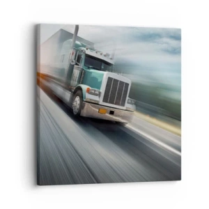 Impression sur toile - Image sur toile - Le géant américain est en fuite - 30x30 cm