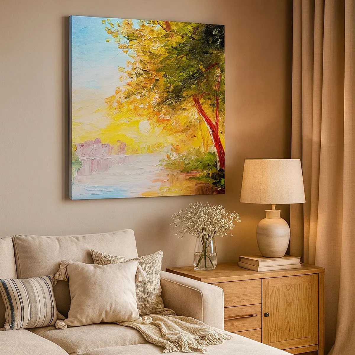 Impression sur toile - Image sur toile - Et in Arcadia ego - 30x30 cm