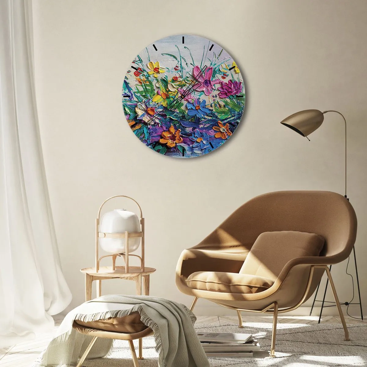 Horloge murale - Pendule murale - Absolument pas une nature morte - 30x30 cm